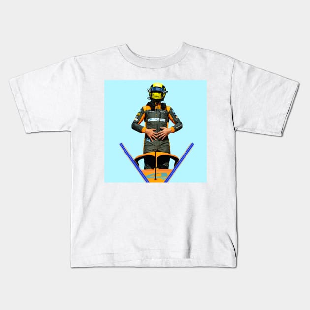 Lando Norris 2021 Kids T-Shirt by emstanden25